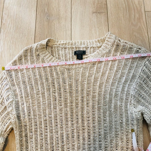 Roots Cream Cotton & Linen Blend Sweater - Picture 2 of 11